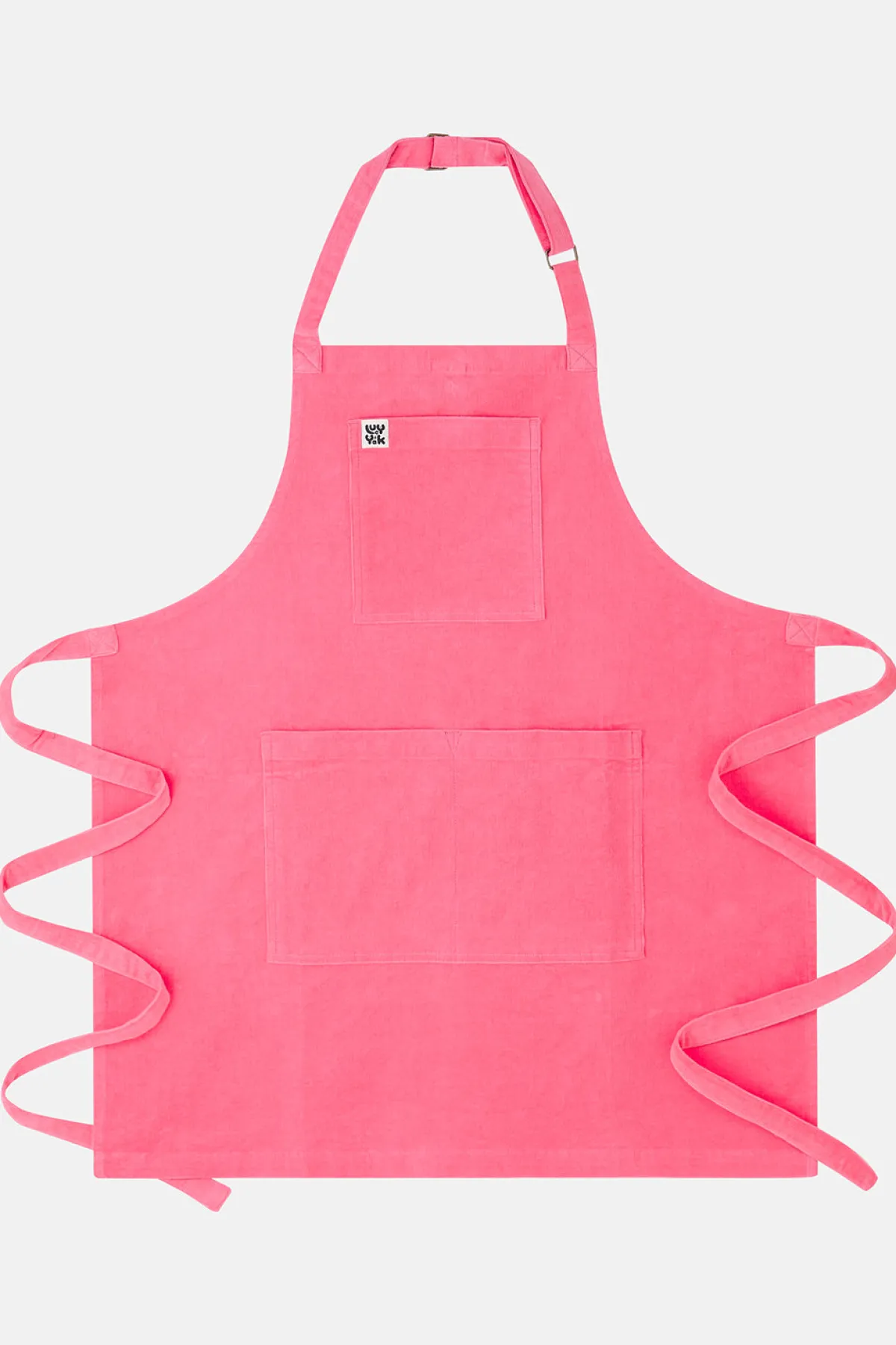 Lucy & Yak Ada - Corduroy Apron in Bubblegum Pink