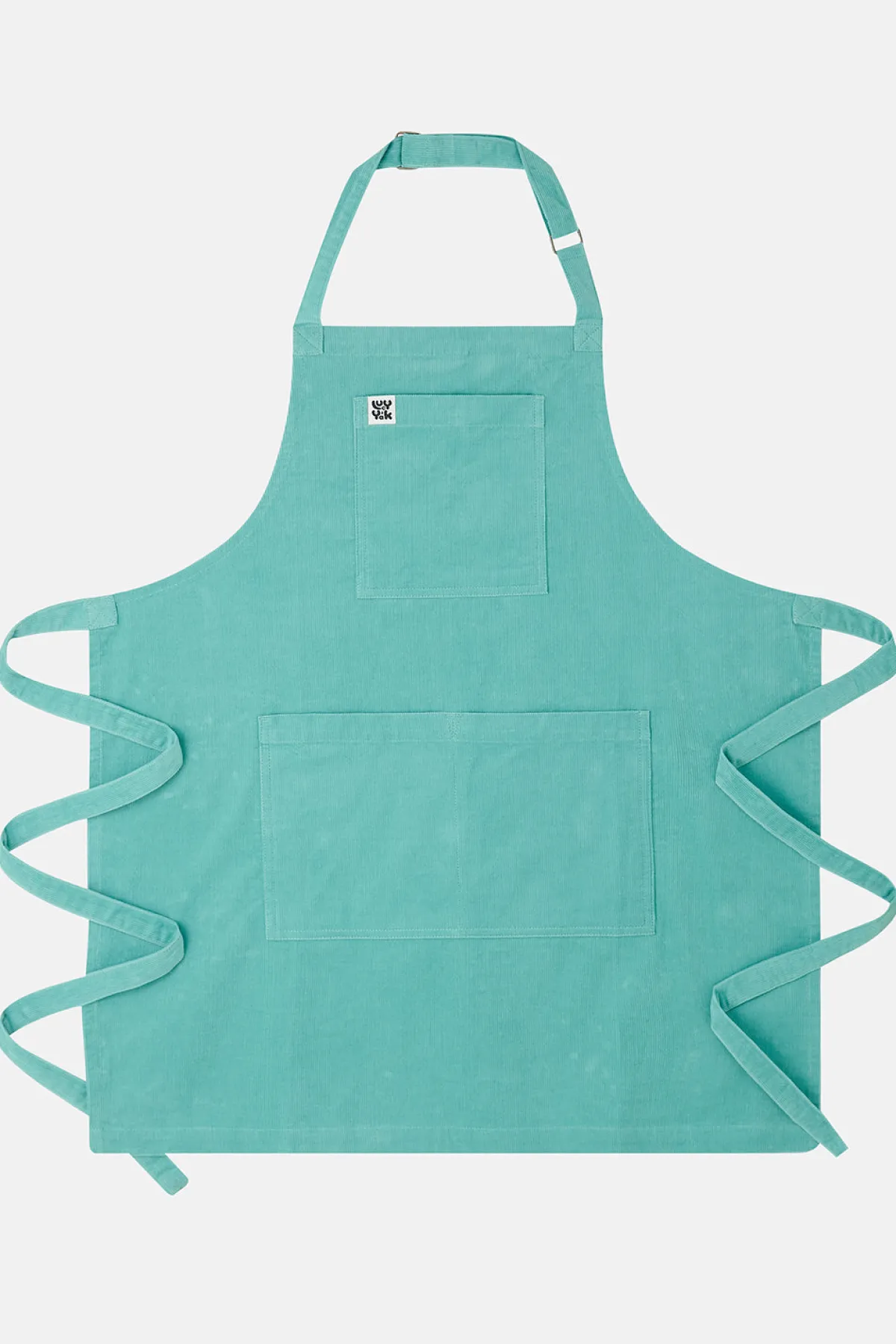 Lucy & Yak Ada - Corduroy Apron in Jade Green