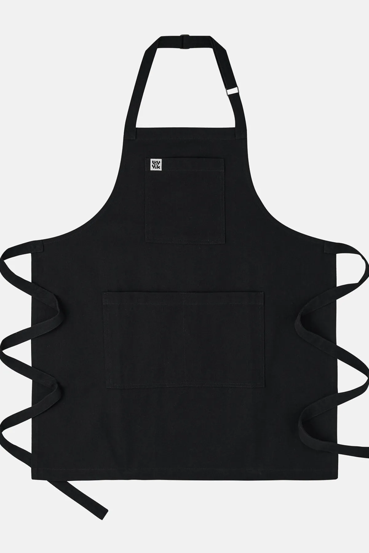 Lucy & Yak Ada - Heavyweight Cotton Apron in Black