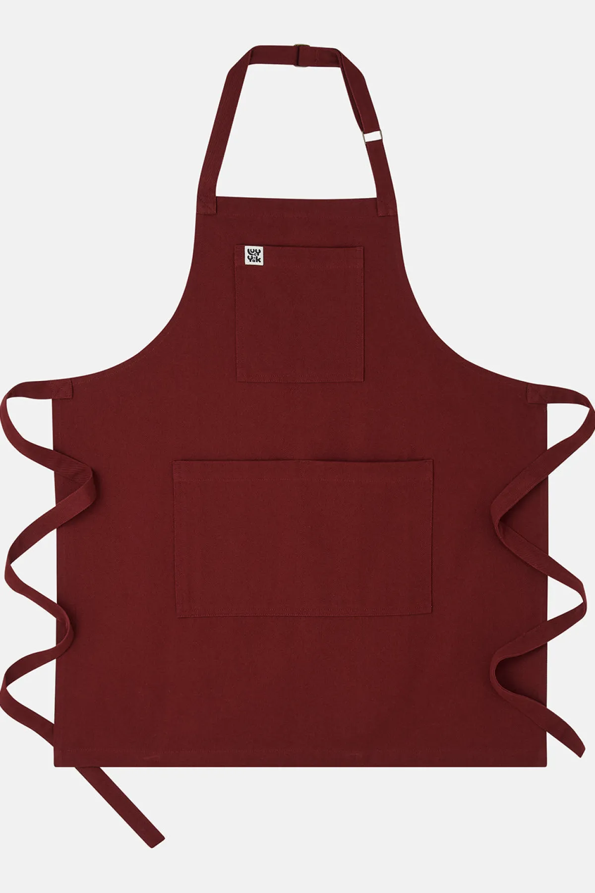 Lucy & Yak Ada - Heavyweight Cotton Apron in Maroon