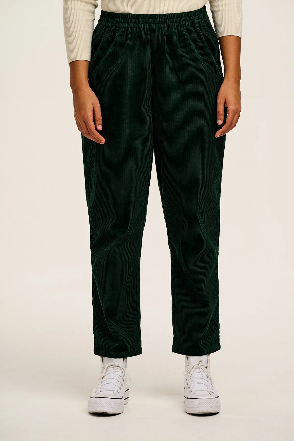 Lucy & Yak Billie - Corduroy Trousers in Posy Green