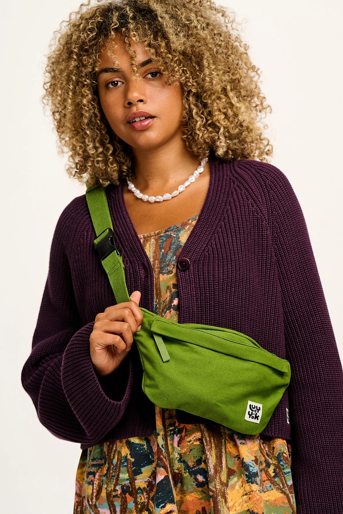 Lucy & Yak Brodie - Canvas Bumbag in Highland Green