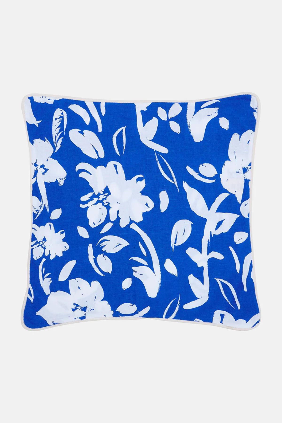 Lucy & Yak Bruna - Cushion Cover in Blue Bloom Print