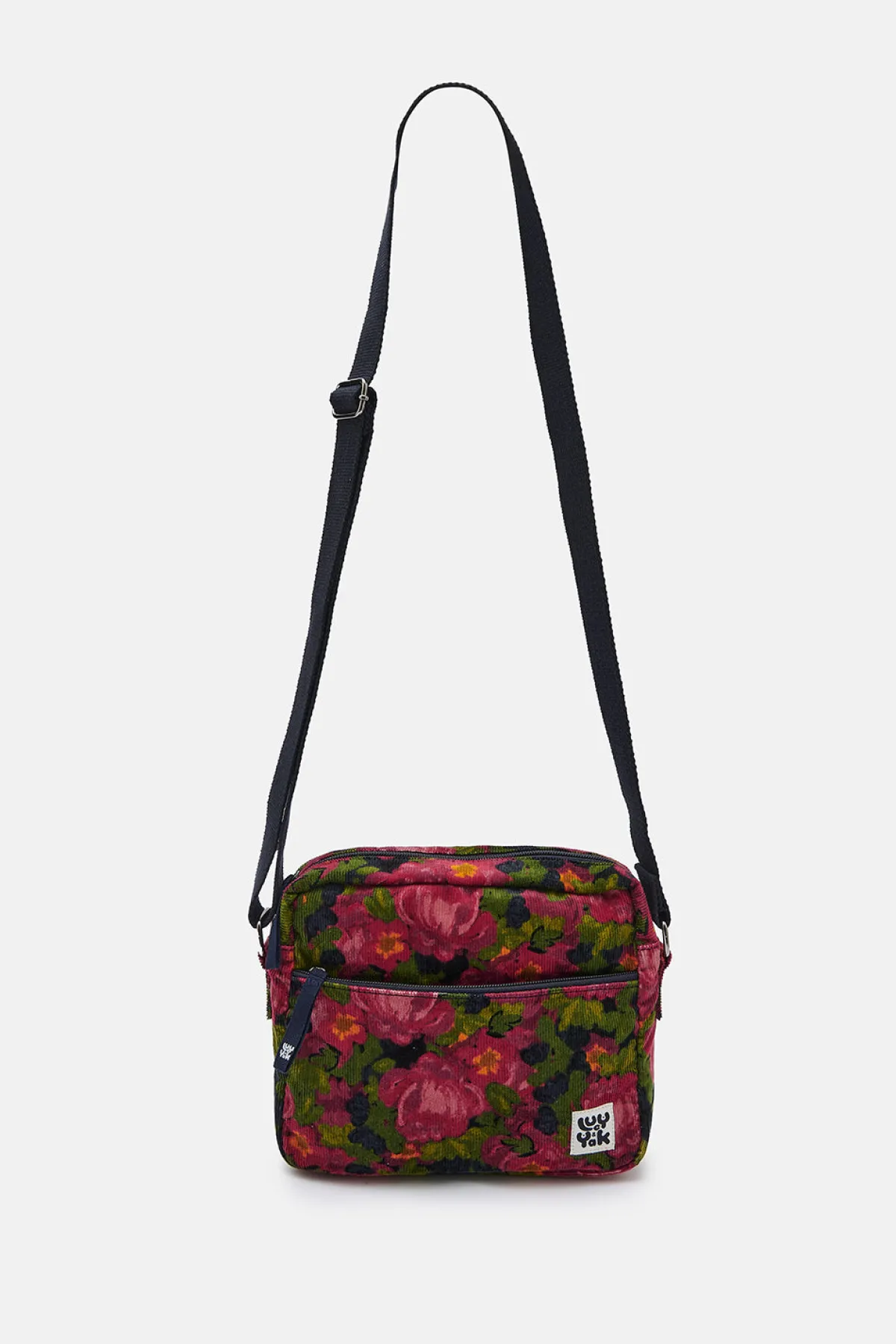 Lucy & Yak Dara - Crossbody Corduroy Bag in Rosetta Print