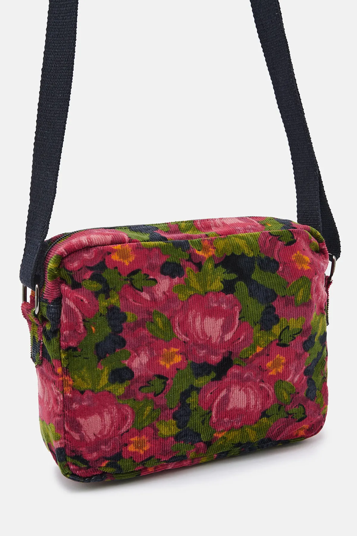 Lucy & Yak Dara - Crossbody Corduroy Bag in Rosetta Print