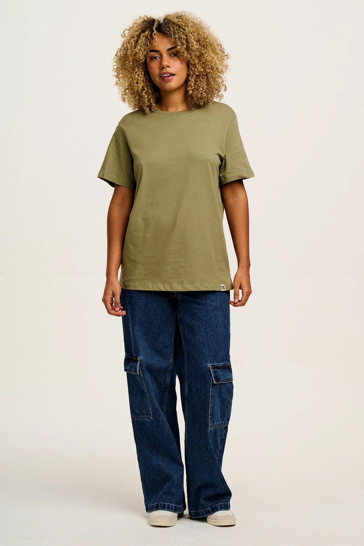 Lucy & Yak Denver - Cotton Tee in Khaki