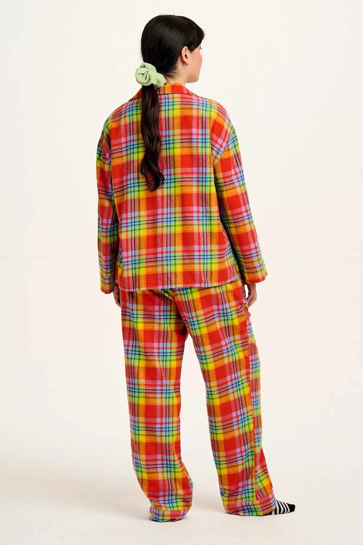 Lucy & Yak Dreamer - Soft Brushed Cotton Pyjama Set in Ncuti Tartan Print