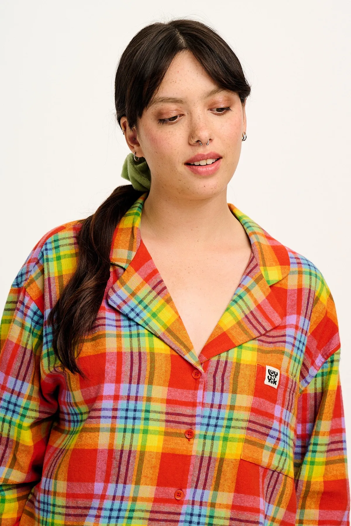 Lucy & Yak Dreamer - Soft Brushed Cotton Pyjama Set in Ncuti Tartan Print