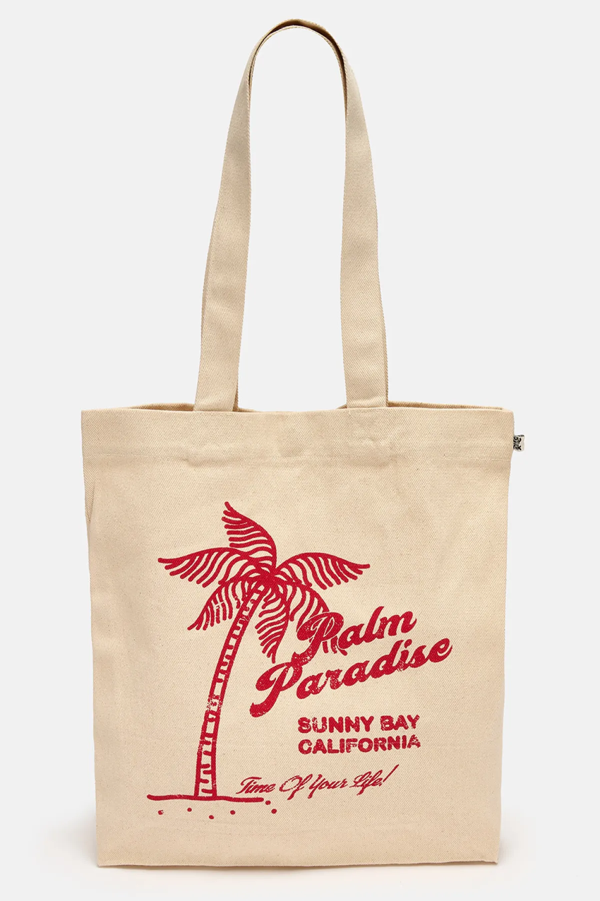 Lucy & Yak Felix - Cotton Tote Bag with Palm Paradise Print