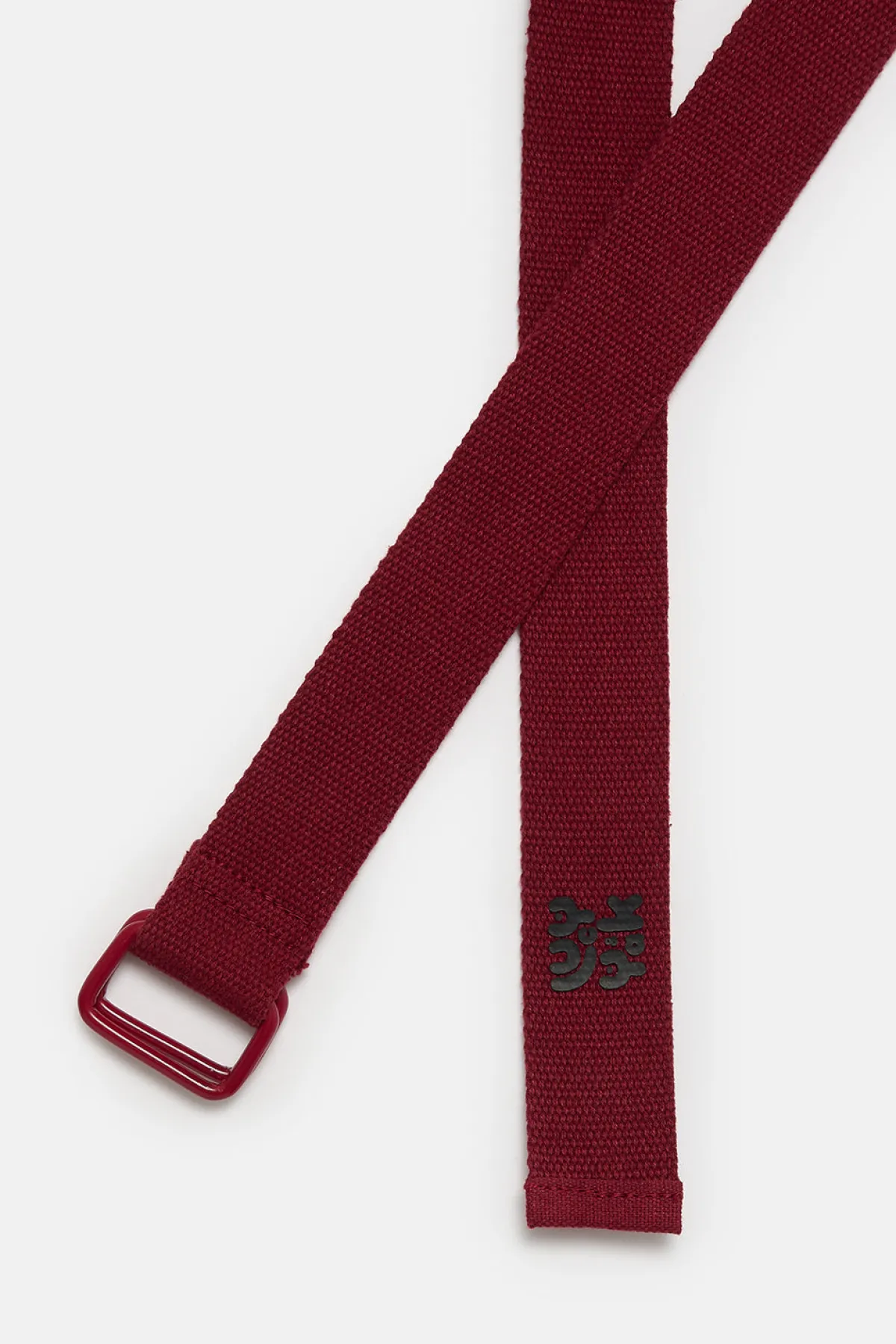 Lucy & Yak Flynn - D-Ring Cotton Webbing Belt in Red Dahlia