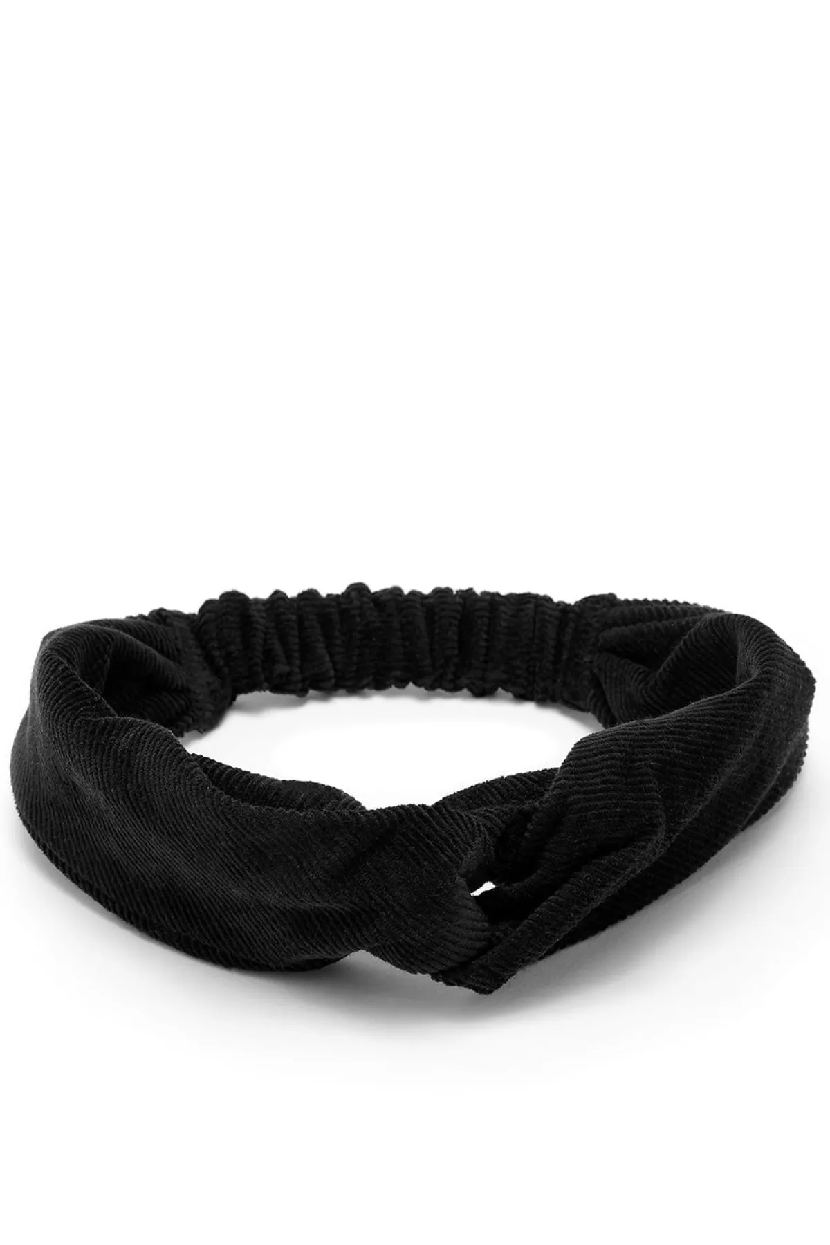 Lucy & Yak Hallie - Twist Top Headband in Black