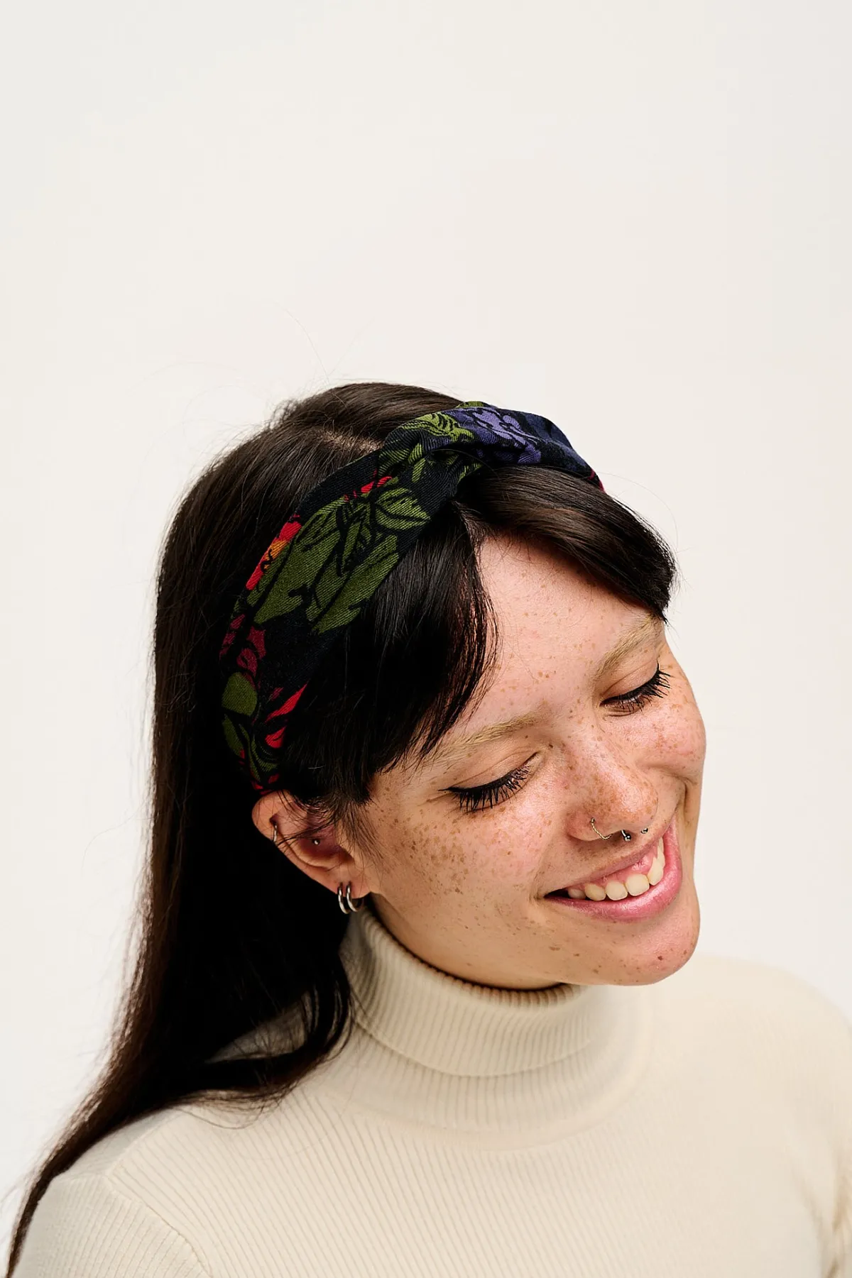 Lucy & Yak Hallie - Twist Top Headband in Maria Print