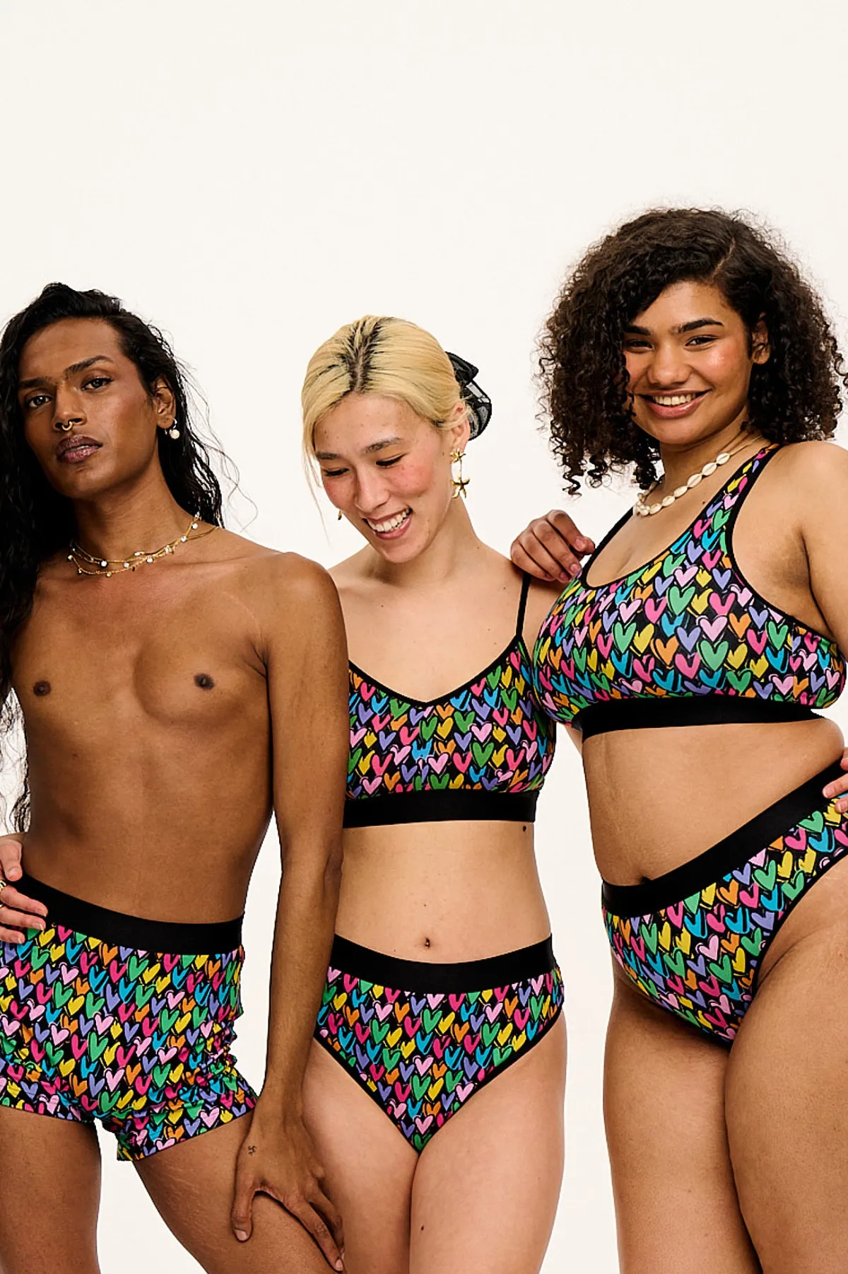Lucy & Yak Iona - Racer Back Cotton & Bamboo Crop Top in Summer Lovin' Print