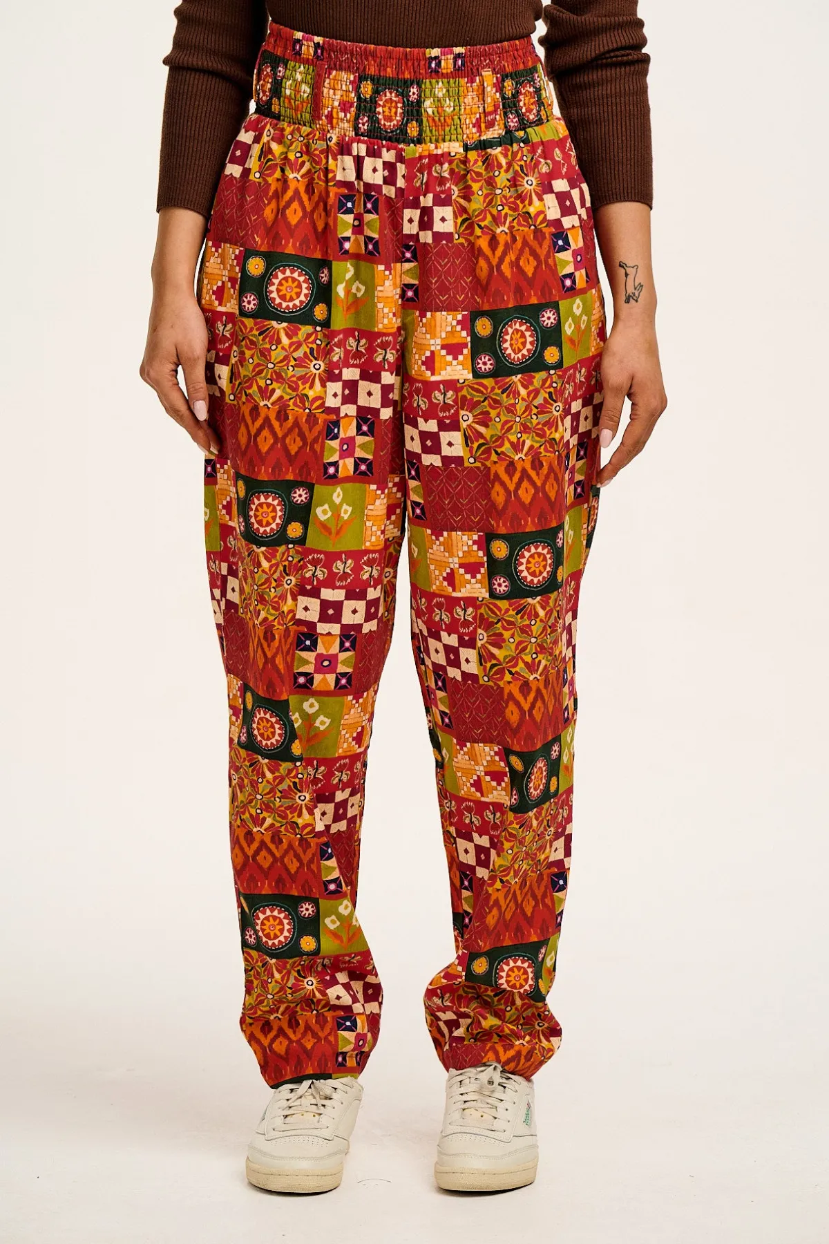 Lucy & Yak L.E. Alexa - Cotton Trousers in Artist Print by Namrata Kumar