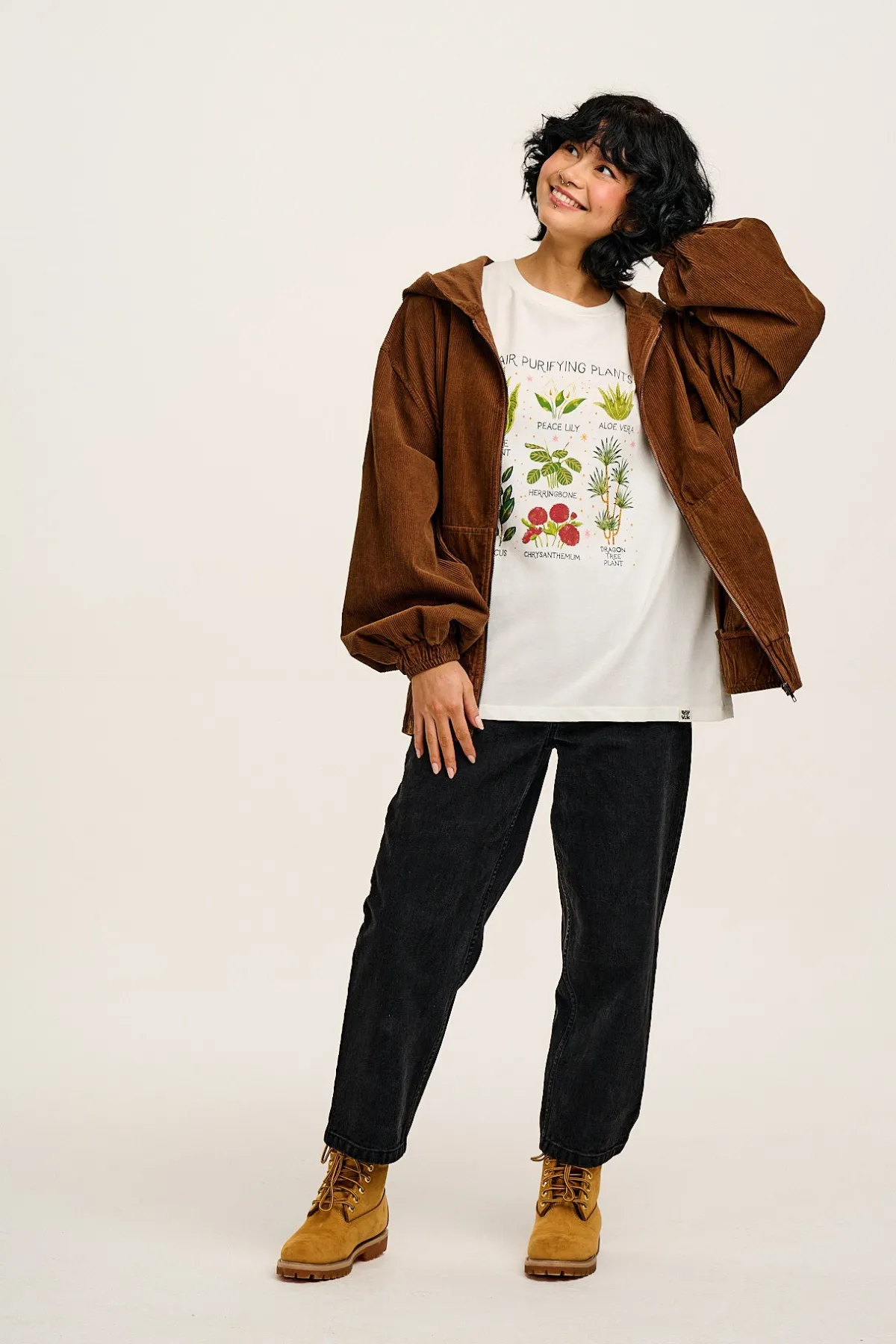 Lucy & Yak L.E. Benny - Oversized Cotton Tee in Artist Print by Bojana