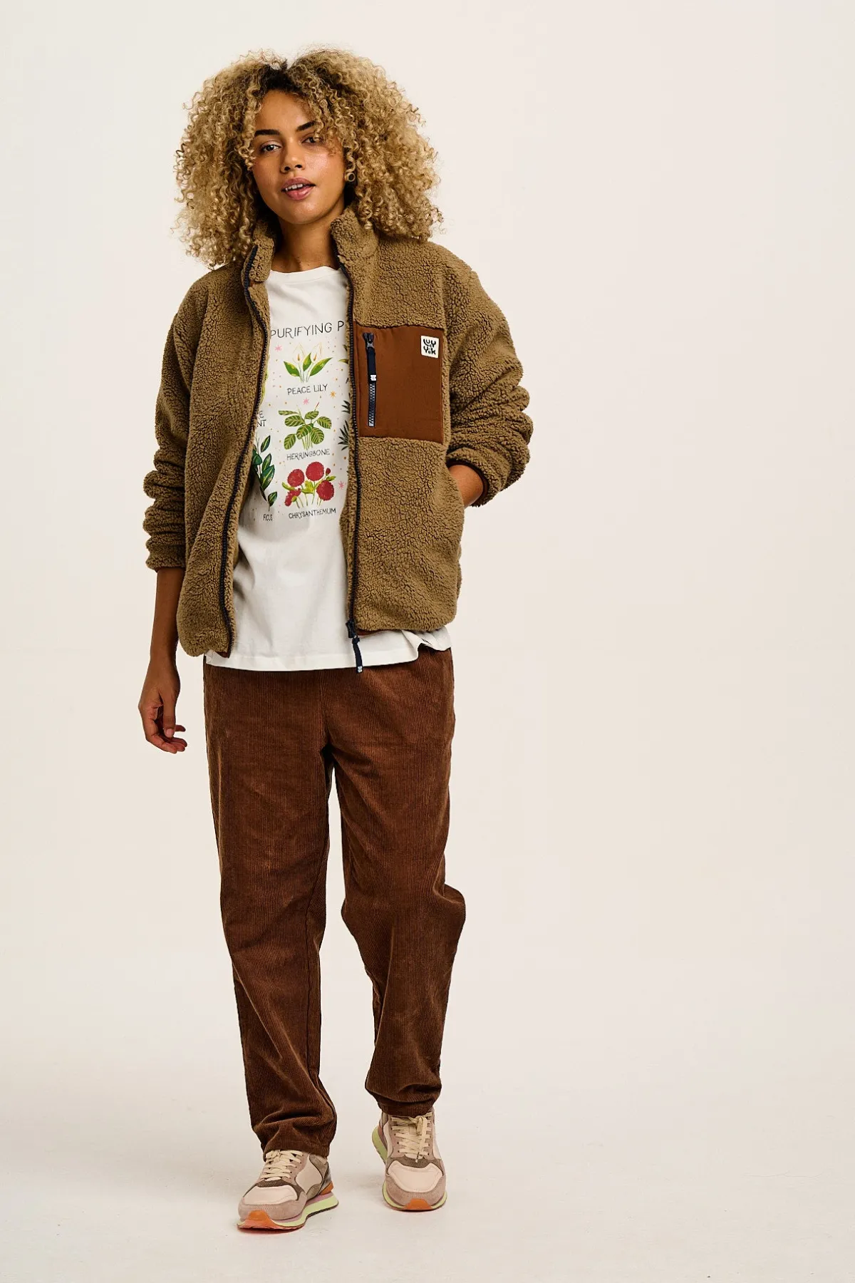 Lucy & Yak L.E. Benny - Oversized Cotton Tee in Artist Print by Bojana