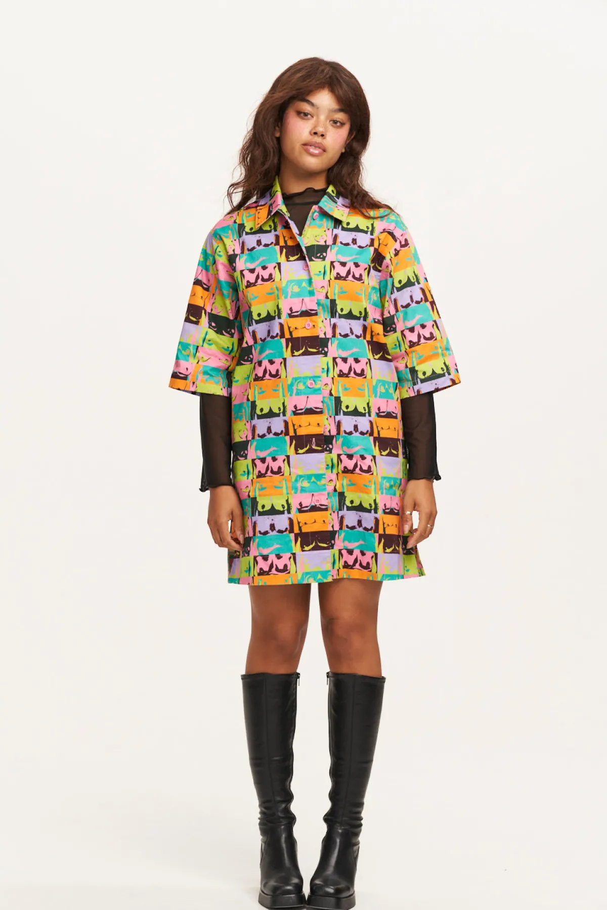 Lucy & Yak L.E. Murphy - Cotton Jacket in Baring All Print