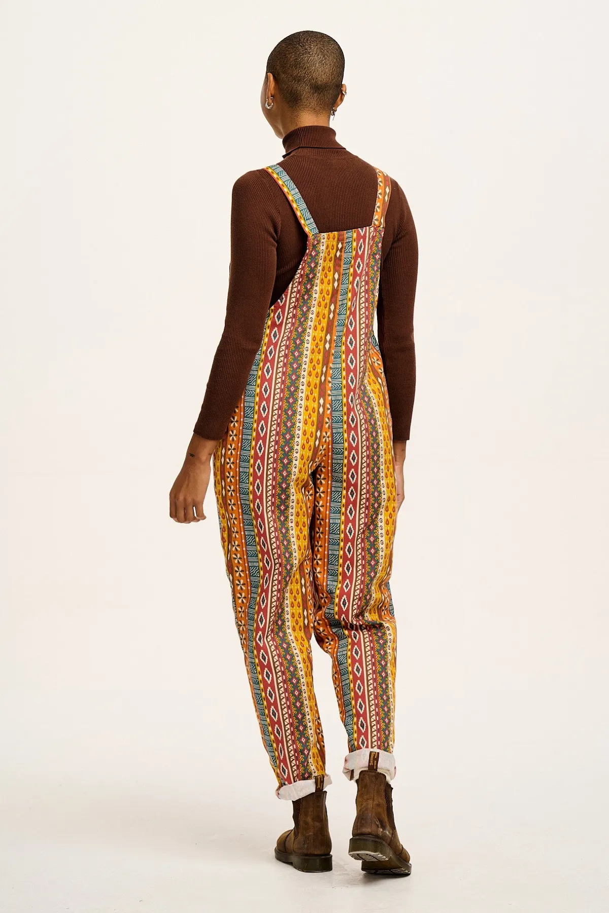 Lucy & Yak L.E. Original - Twill Dungarees in Artist Print by Chaaya Prabhat