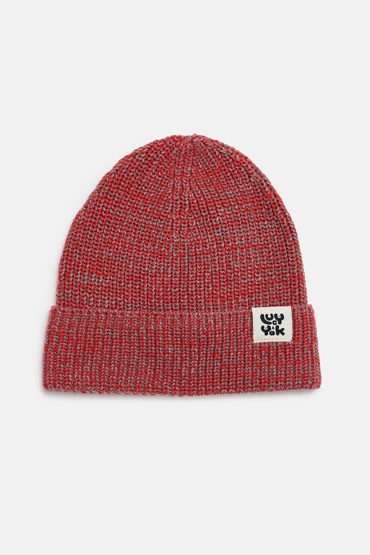 Lucy & Yak Luca - Cotton Beanie in Red