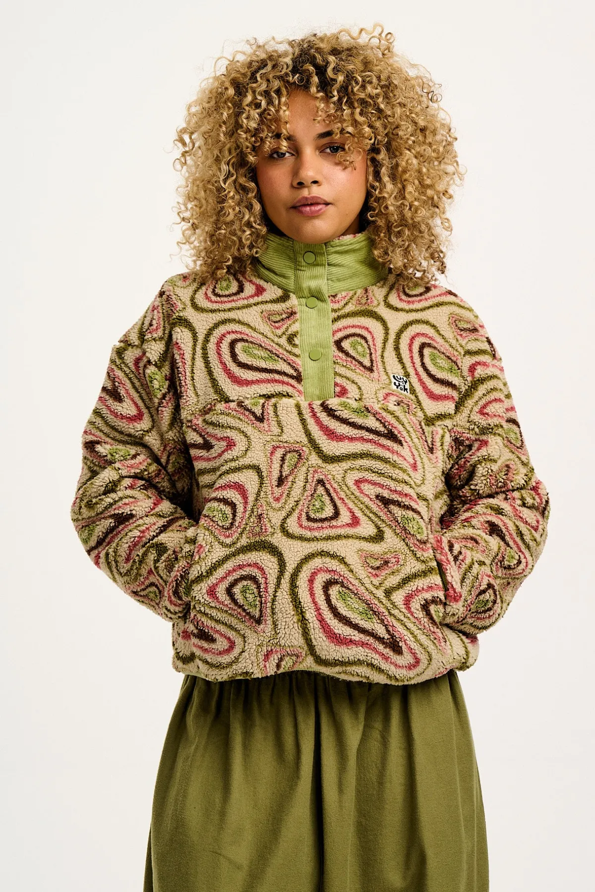 Lucy & Yak Malone - Borg Fleece in Yosemite Print