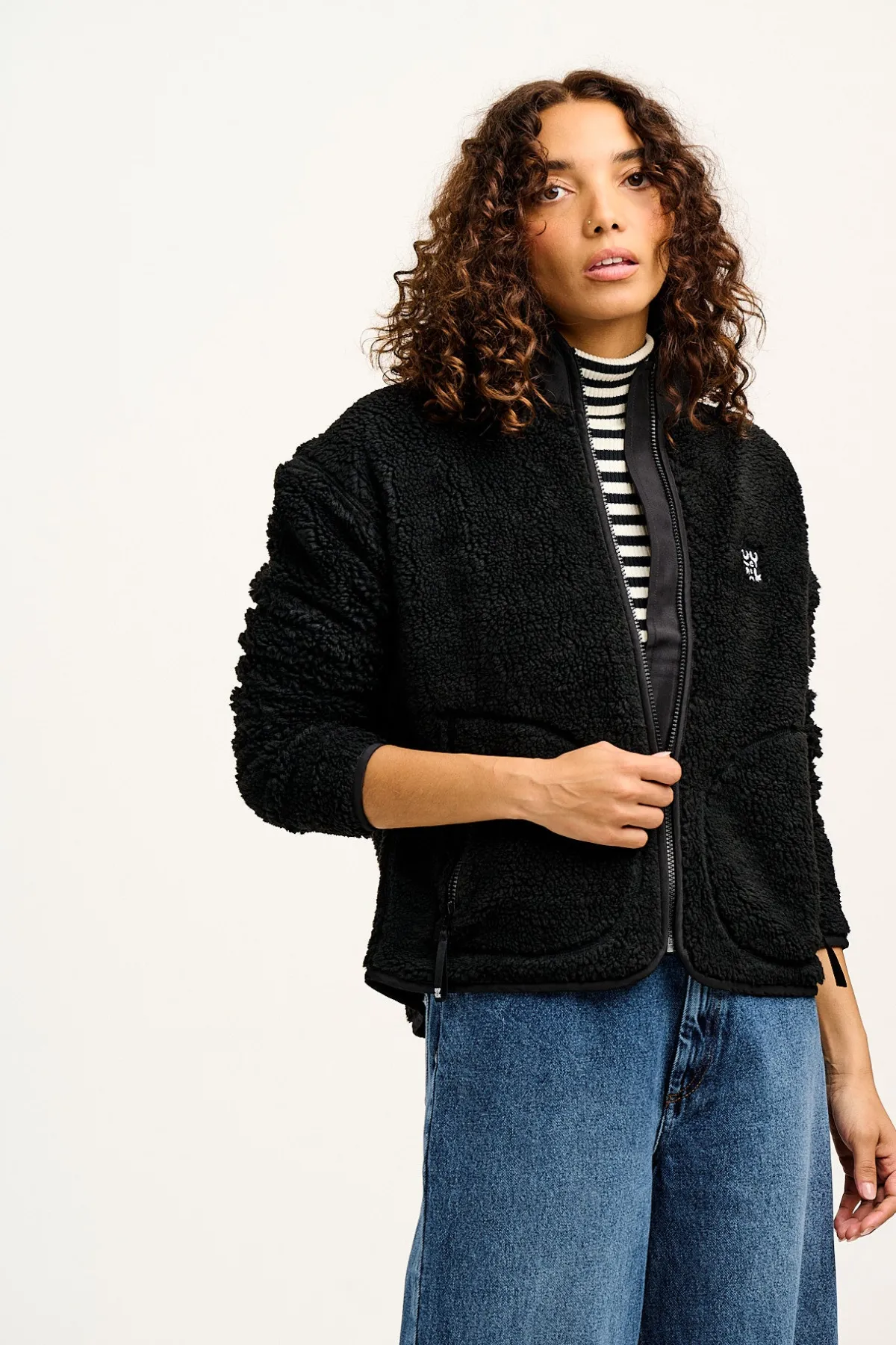 Lucy & Yak Mason - Fleece in Black