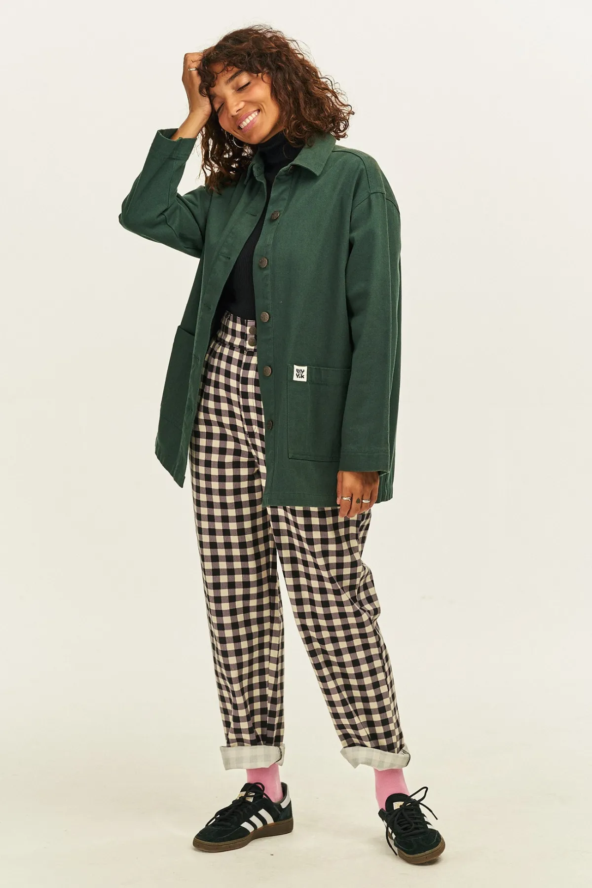 Lucy & Yak Olly - Twill Jacket in Posy Green