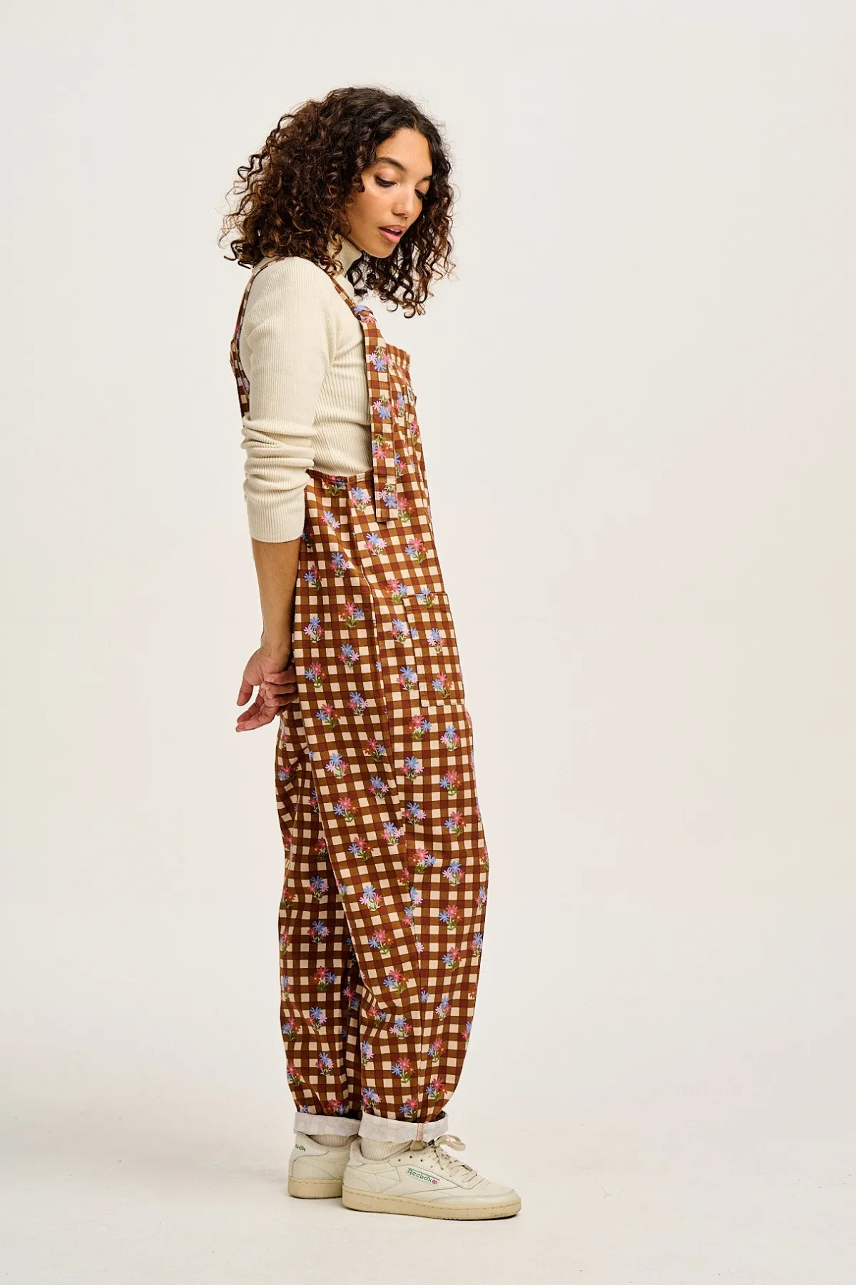 Lucy & Yak Original - Twill Dungaree in Meryl Check Print