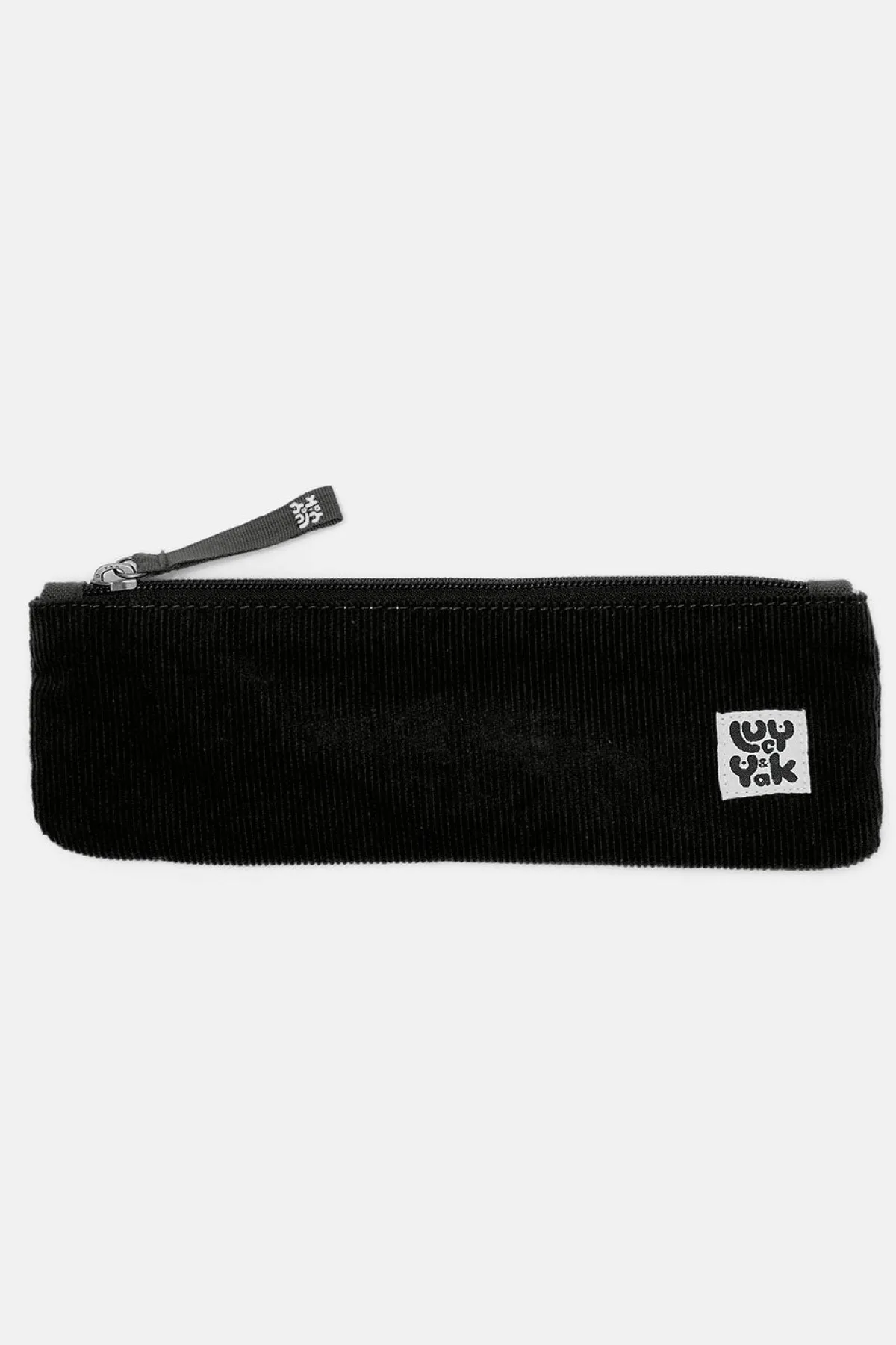 Lucy & Yak Pierra - Pencil Case Corduroy Pouch in Black