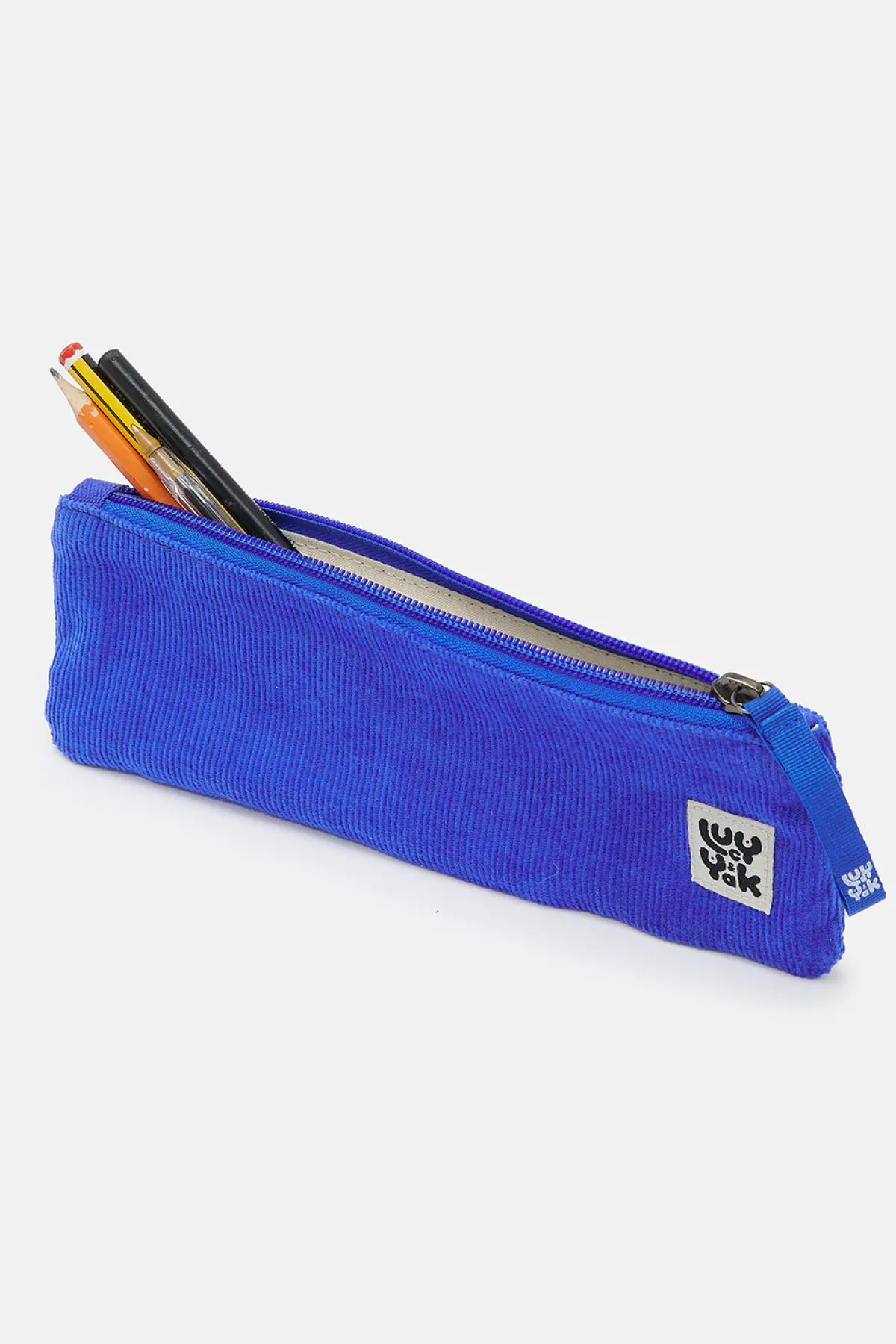 Lucy & Yak Pierra - Pencil Case Pouch in Cobalt Blue