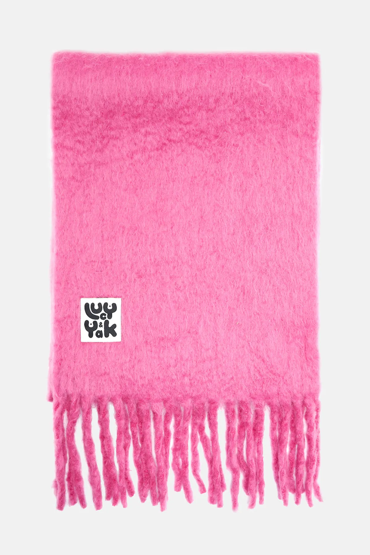 Lucy & Yak Rowan - Super Soft Scarf in Power Pink