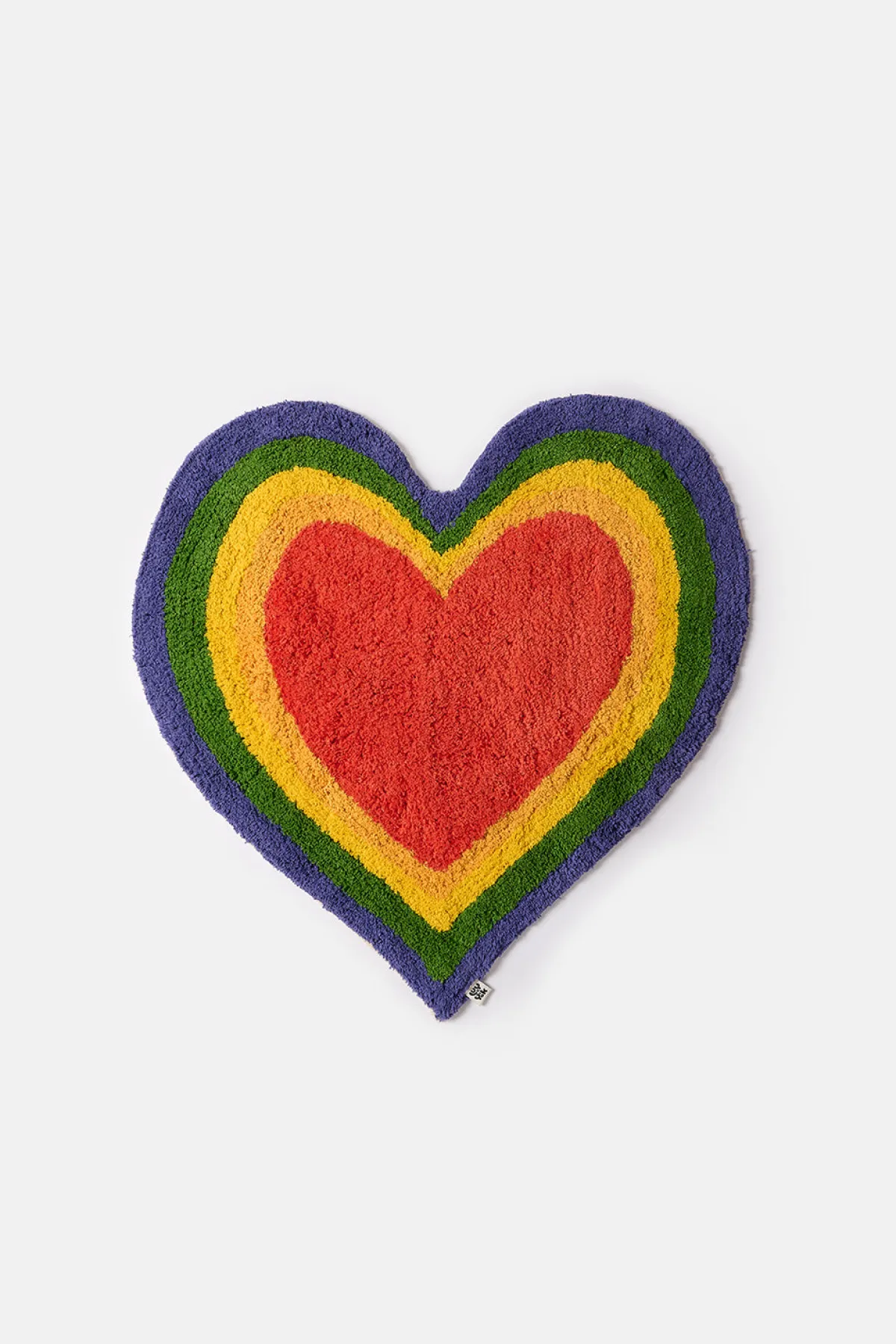 Lucy & Yak Tomas - Rainbow Heart Rug