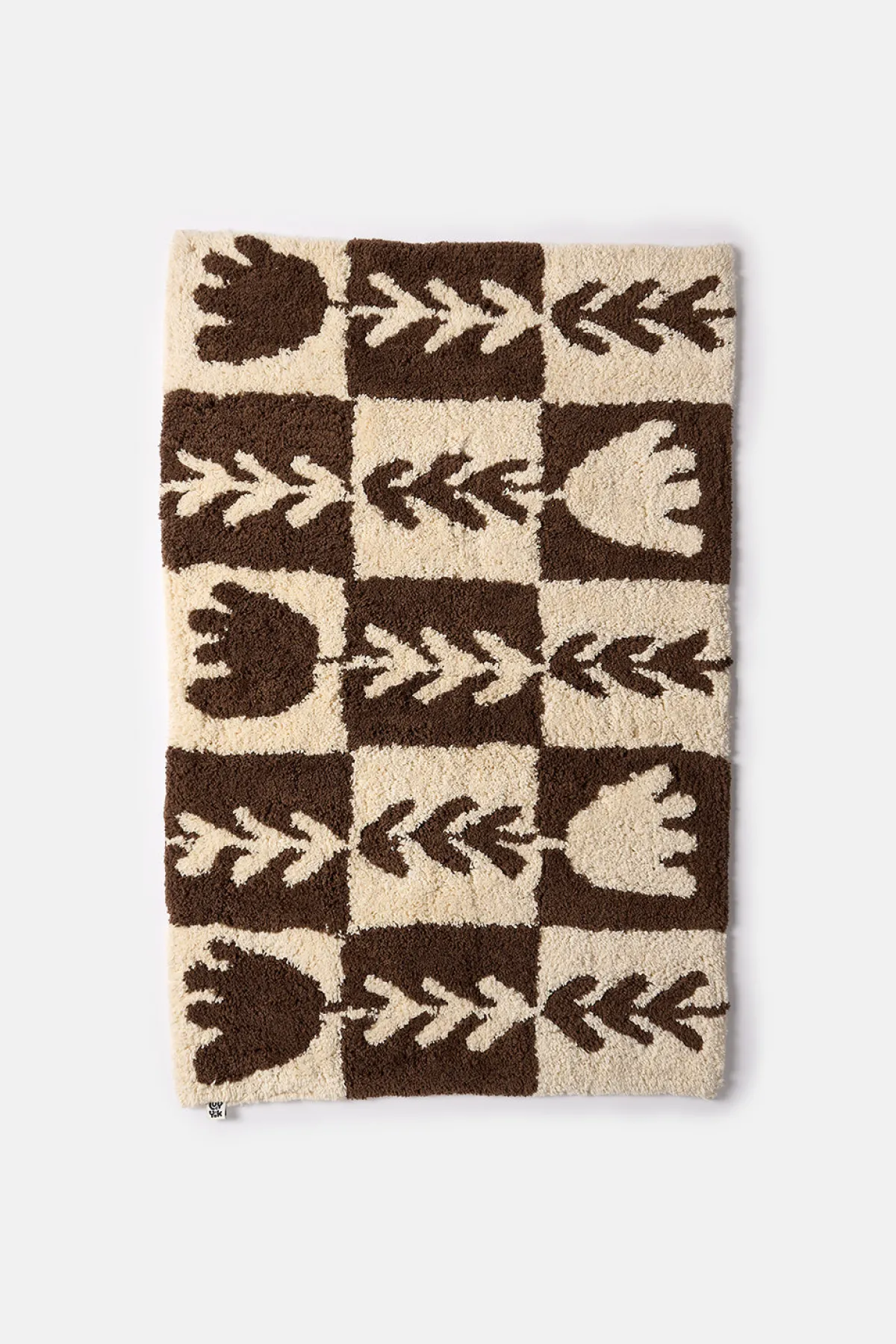 Lucy & Yak Tomas - Tulip Checkerboard Print Rug