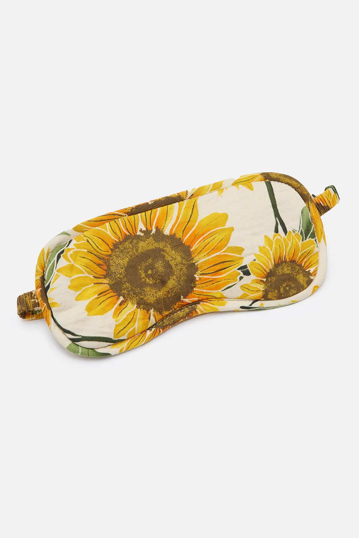 Lucy & Yak Yaima - Eye Mask in Cream Sunflower Print